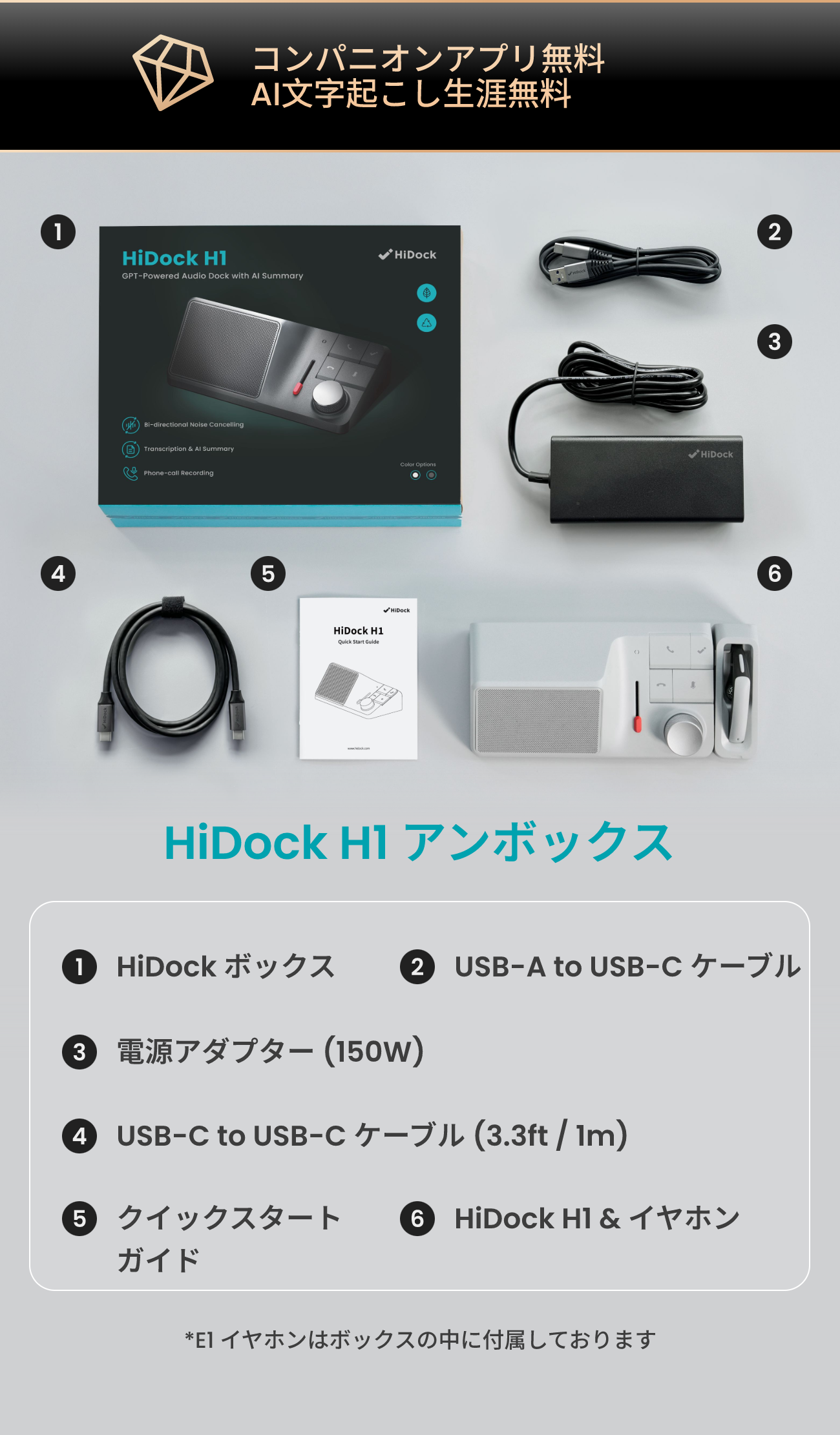 HiDock H1 (ハイドック H1) HiDock H1 (ハイドック H1)