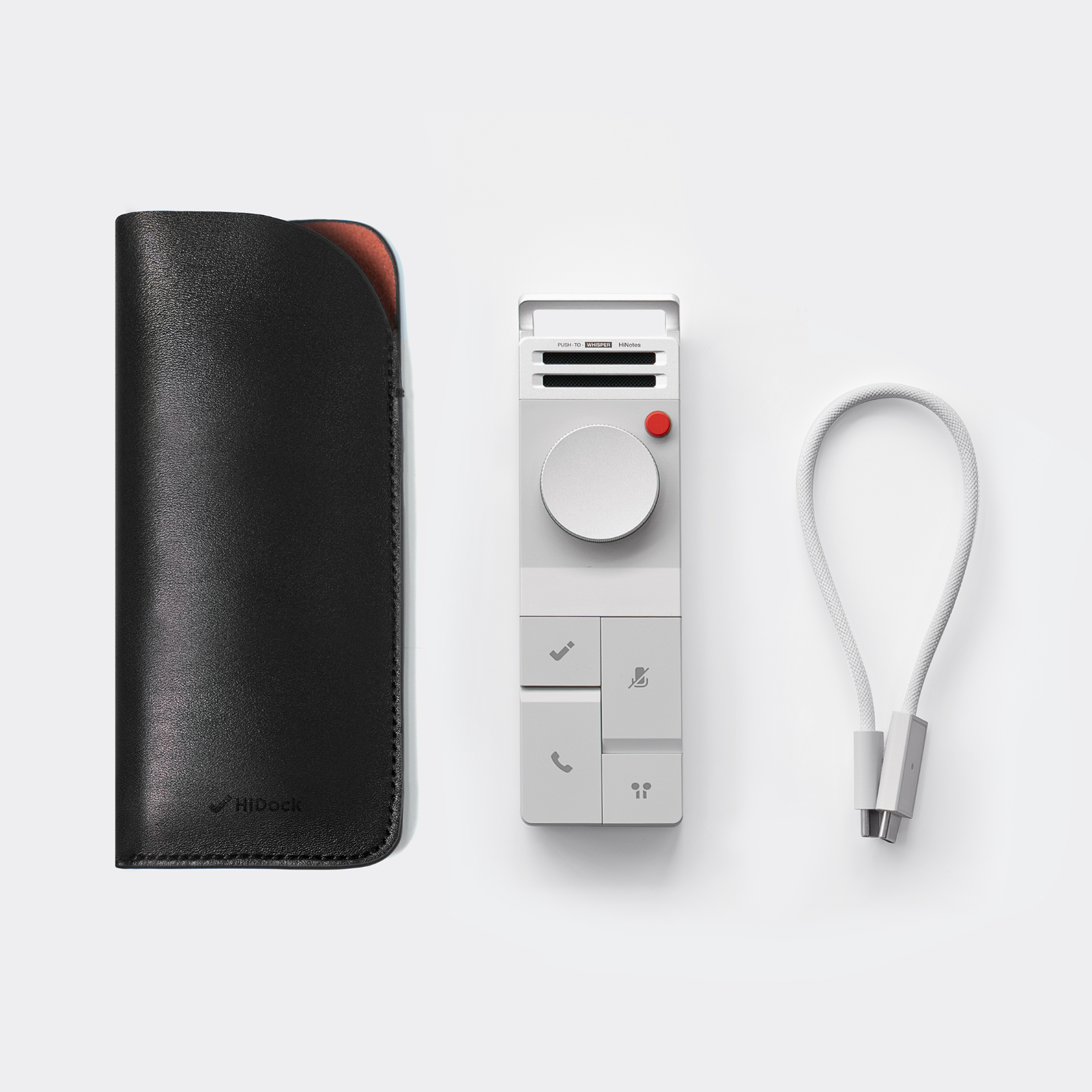 HiDock P1本革ケース