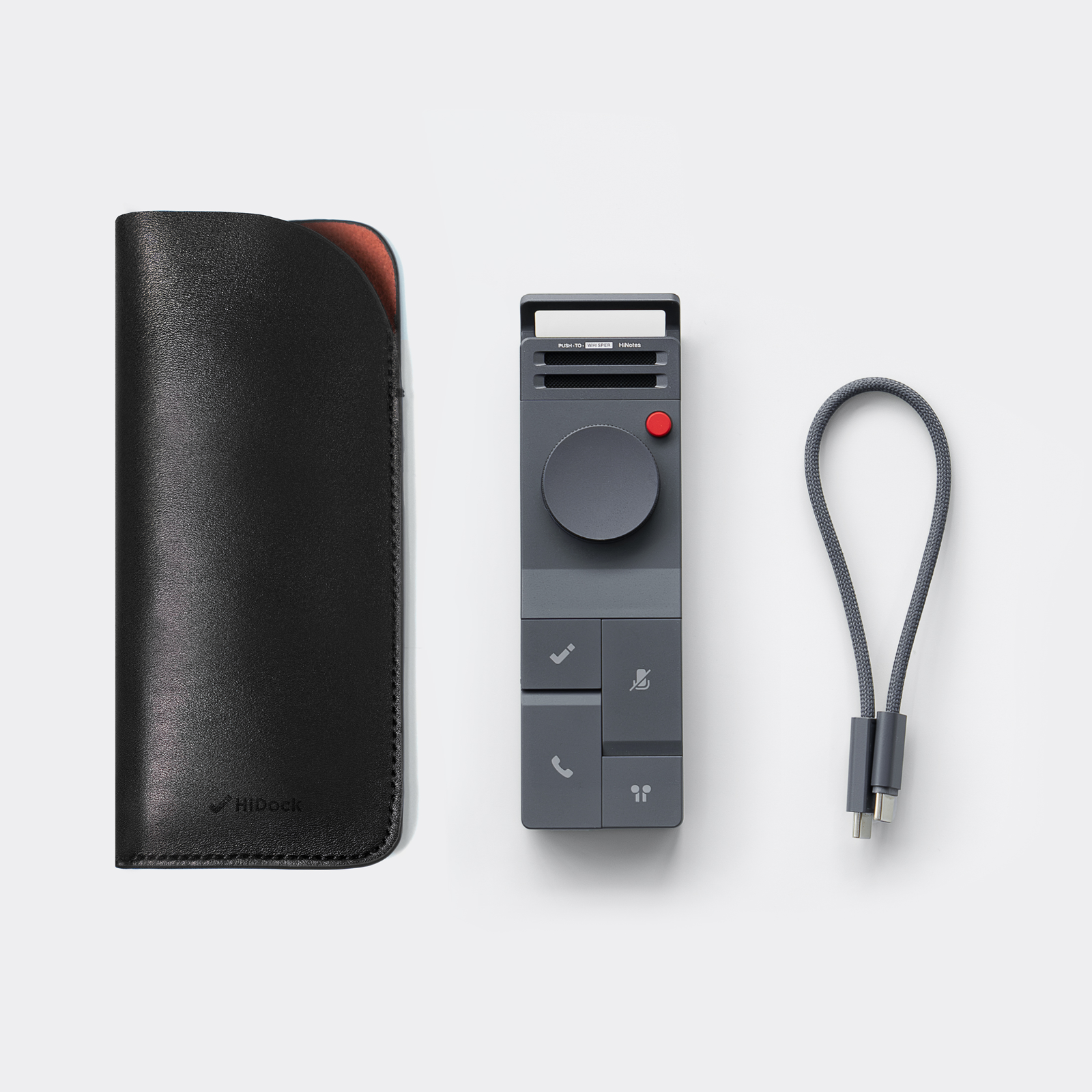HiDock P1本革ケース